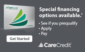 A care credit card with special financing options.