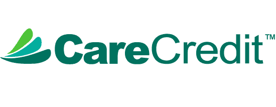 A black background showcasing the Care Credit logo.